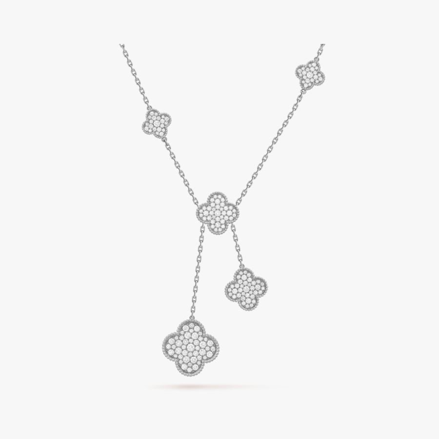 CEL-N-VCA-004.jpg Van Cleef and Arpels Magic Alhambra necklace 6 motifs - Image 1