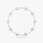 Van Cleef and Arpels Vintage Alhambra necklace 10 motifs