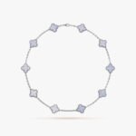 Van Cleef and Arpels Vintage Alhambra necklace 10 motifs