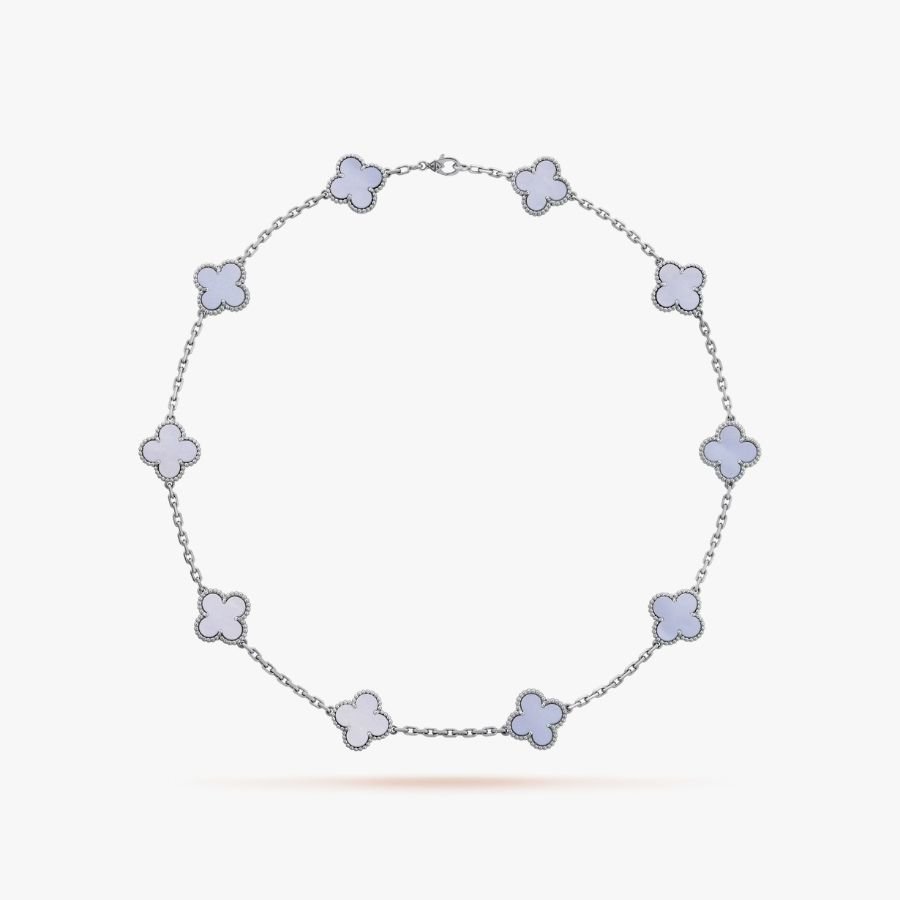 CEL-N-VCA-010.jpg Van Cleef and Arpels Vintage Alhambra necklace 10 motifs - Image 1