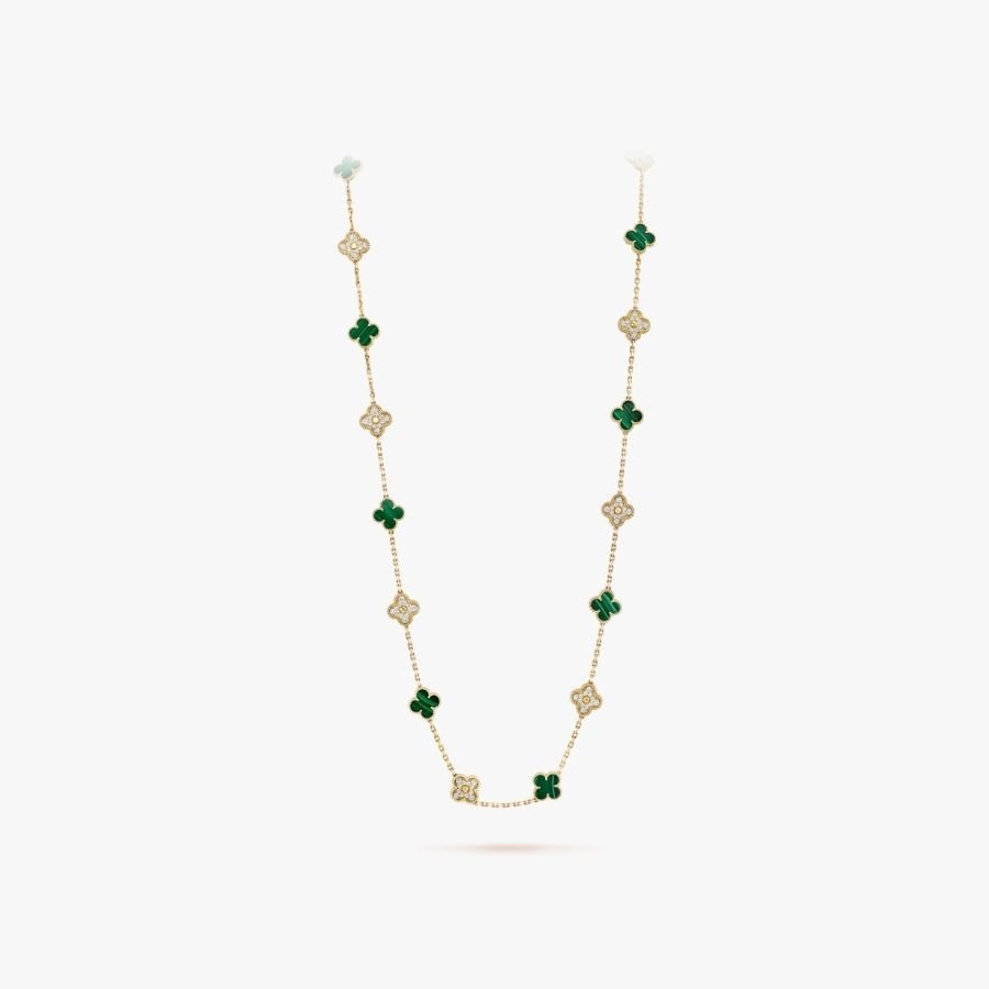 CEL-N-VCA-015.jpg Van Cleef and Arpels Vintage Alhambra long necklace 20 motifs - Image 1