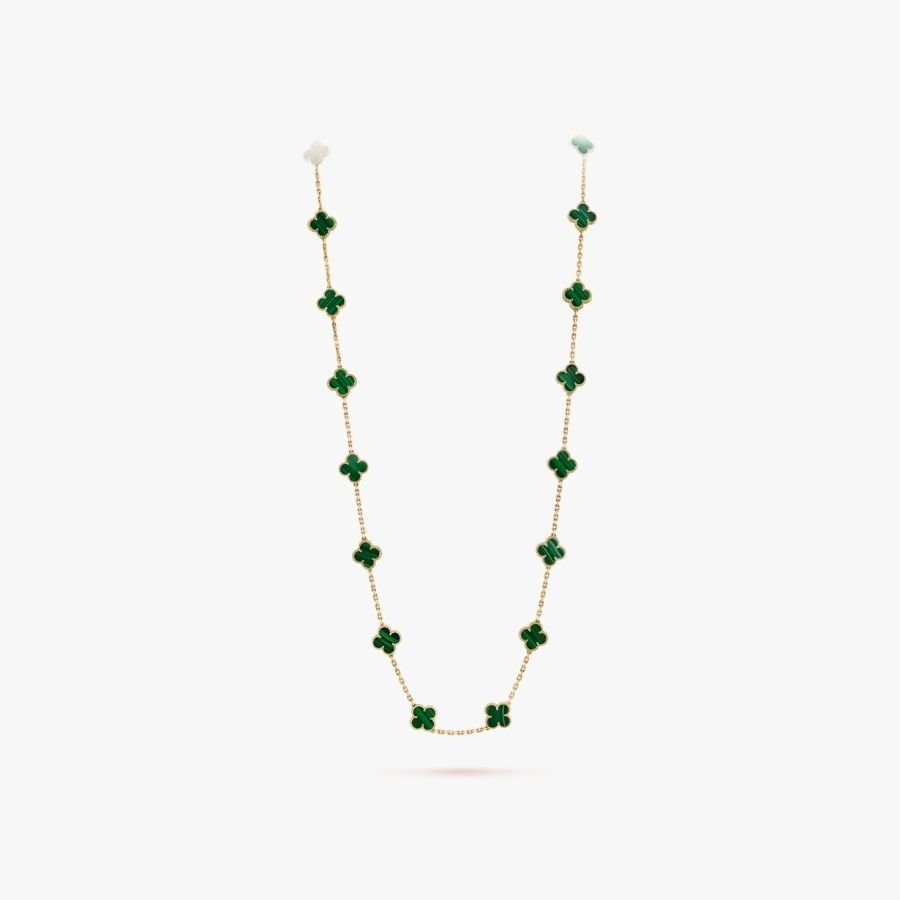 CEL-N-VCA-016.jpg Van Cleef and Arpels Vintage Alhambra long necklace 20 motifs - Image 1