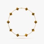 Van Cleef and Arpels Vintage Alhambra necklace 10 motifs