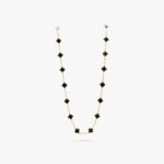 Van Cleef and Arpels Vintage Alhambra long necklace 20 motifs