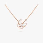 Van Cleef and Arpels Two Butterfly pendant