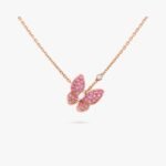 Van Cleef and Arpels Two Butterfly pendant