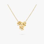 Van Cleef and Arpels Frivole pendant 3 flowers mini model