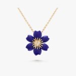 Van Cleef and Arpels Rose de Noël pendant mini model