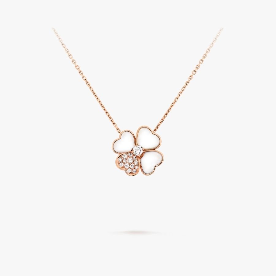 CEL-N-VCA-103.jpg Van Cleef and Arpels Cosmos clip pendant medium model - Image 1