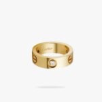 CARTIER LOVE ring classic model 3 diamonds