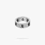 CARTIER LOVE ring classic model paved ceramic