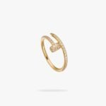 CARTIER Juste un Clou ring small model half-paved