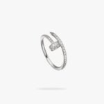 CARTIER Juste un Clou ring small model half-paved