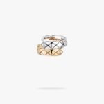 CHANEL Coco Crush Toi et Moi ring Quilted motif large version