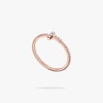 Tiffany and Co TIFFANY T Diamond Wire Band Ring