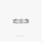Tiffany and Co TIFFANY T Narrow Pavé Diamond Ring