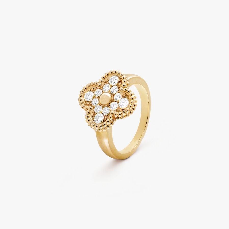 CEL-R-VCA-003.jpg Van Cleef and Arpels Vintage Alhambra ring - Image 1