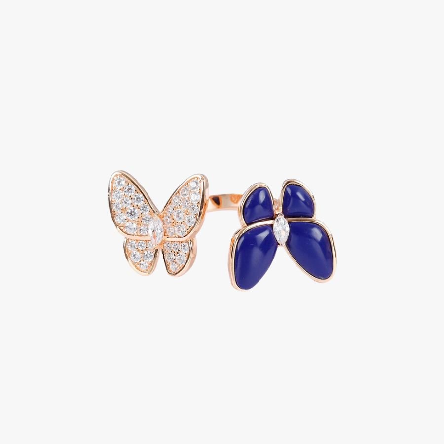 CEL-R-VCA-022-1.jpg Van Cleef and Arpels Two Butterfly Between the Finger ring - Image 1