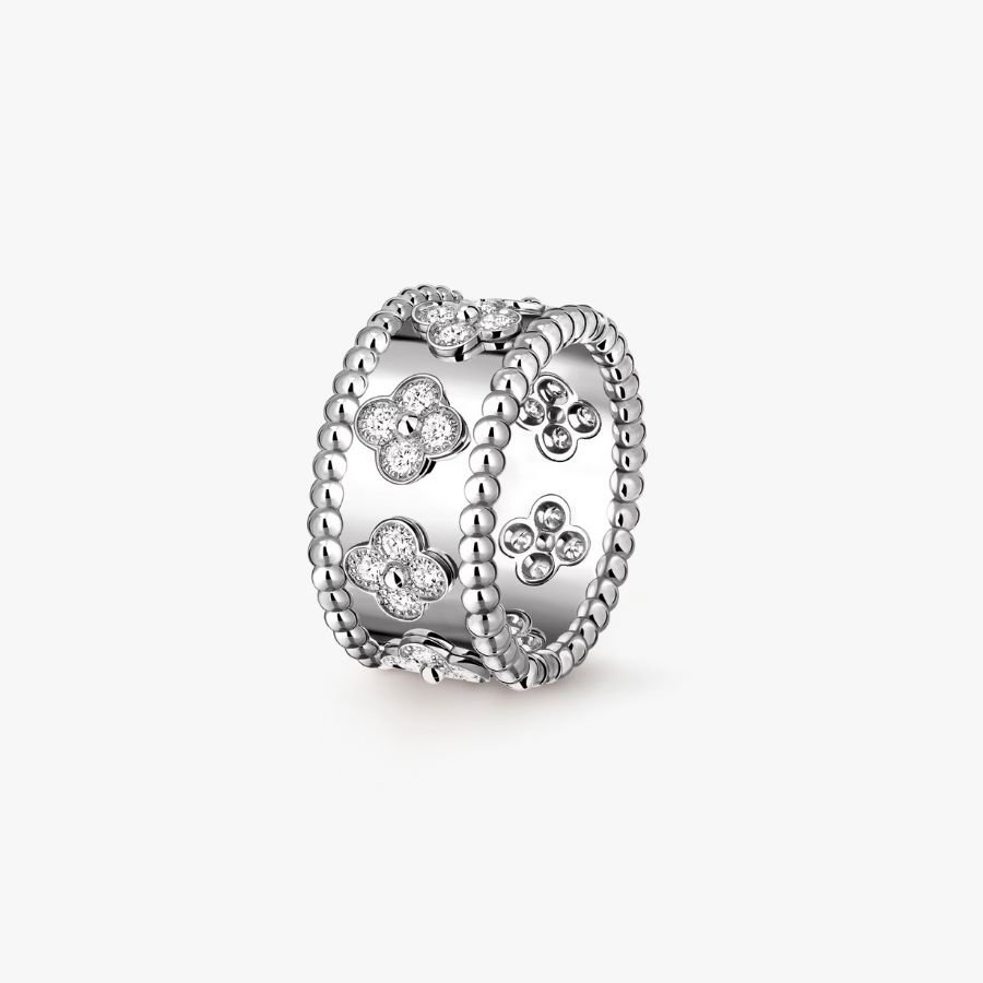 CEL-R-VCA-045.jpg Van Cleef and Arpels Perlée clovers ring medium model - Image 1