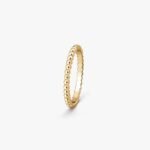 Van Cleef and Arpels Perlée pearls of gold ring small model