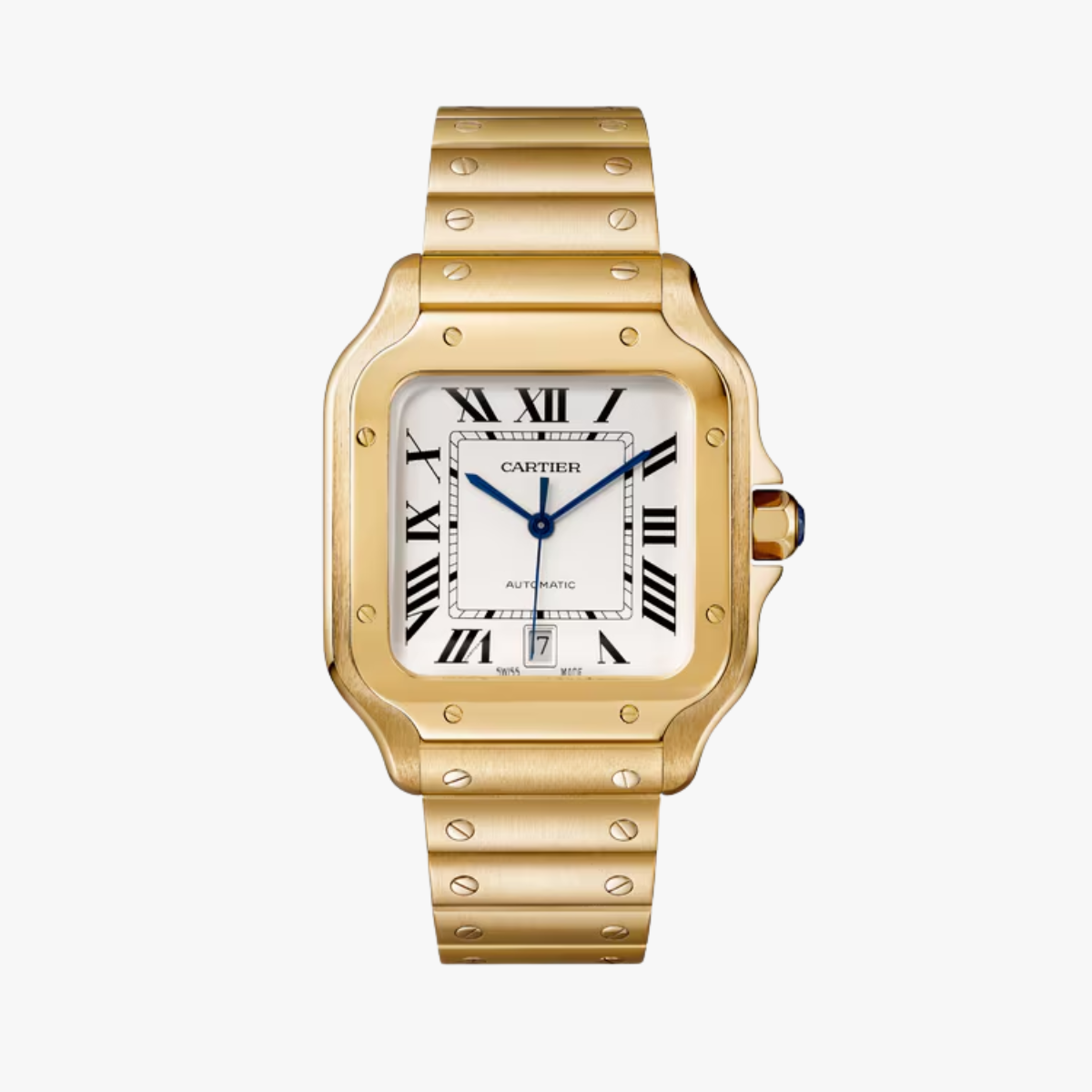 CEL-W-CAR-054.png CARTIER Santos de Cartier watch Large model 47.5 mm x 39.8 mm - Image 1
