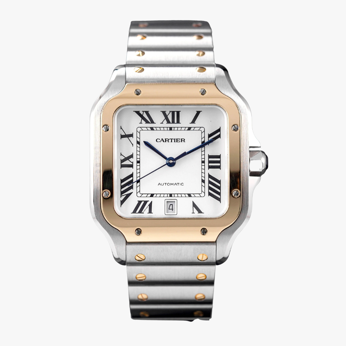 CEL-W-CAR-056.png CARTIER Santos de Cartier watch Large model 47.5 mm x 39.8 mm - Image 1