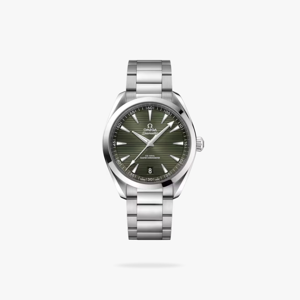 CEL-W-OM-002.png Omega Seamaster Aqua Terra 150M 41mm Steel On Steel Green Teak Dial - Image 1