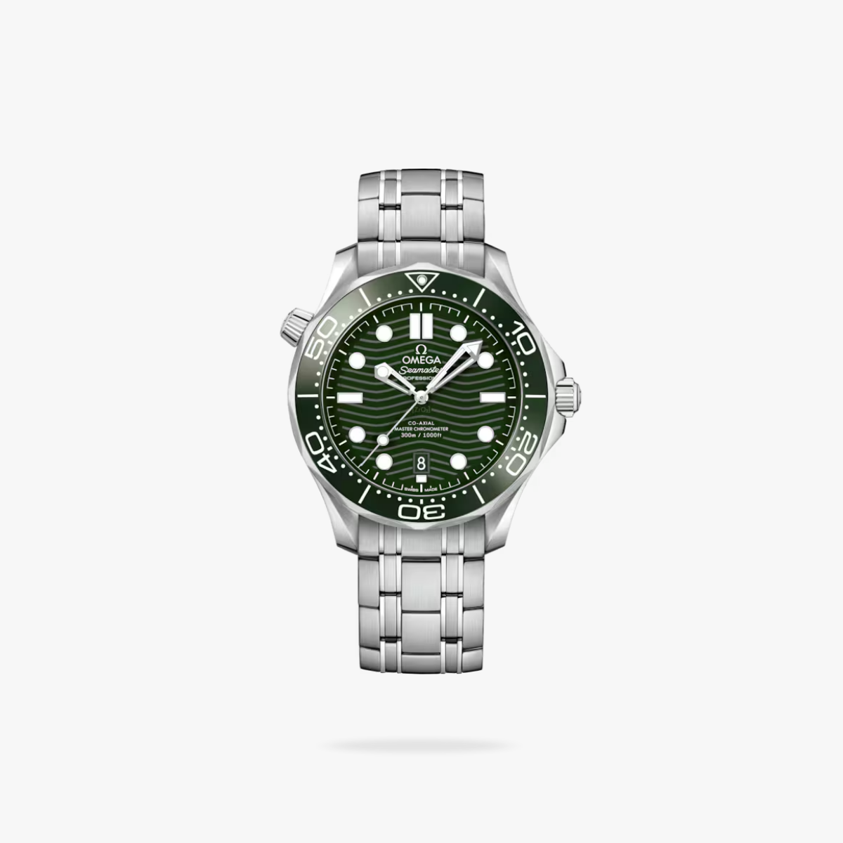 CEL-W-OM-006.png Omega Seamaster Diver 300M 42mm Steel On Steel Green Dial - Image 1