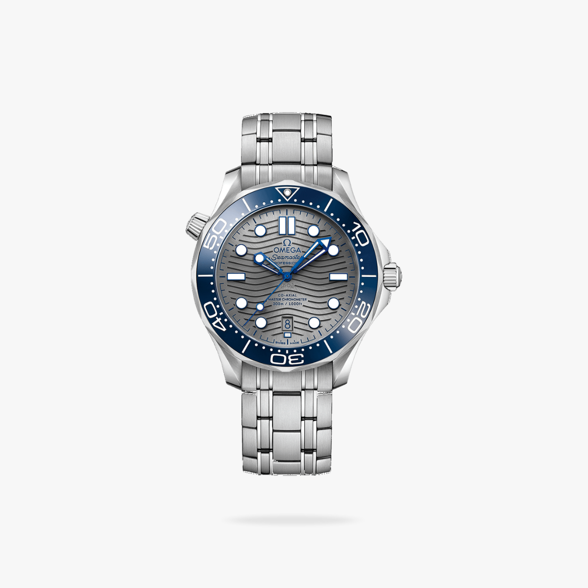 CEL-W-OM-012.png Omega Seamaster Diver 300M 42mm Steel On Steel Blue Dial - Image 1