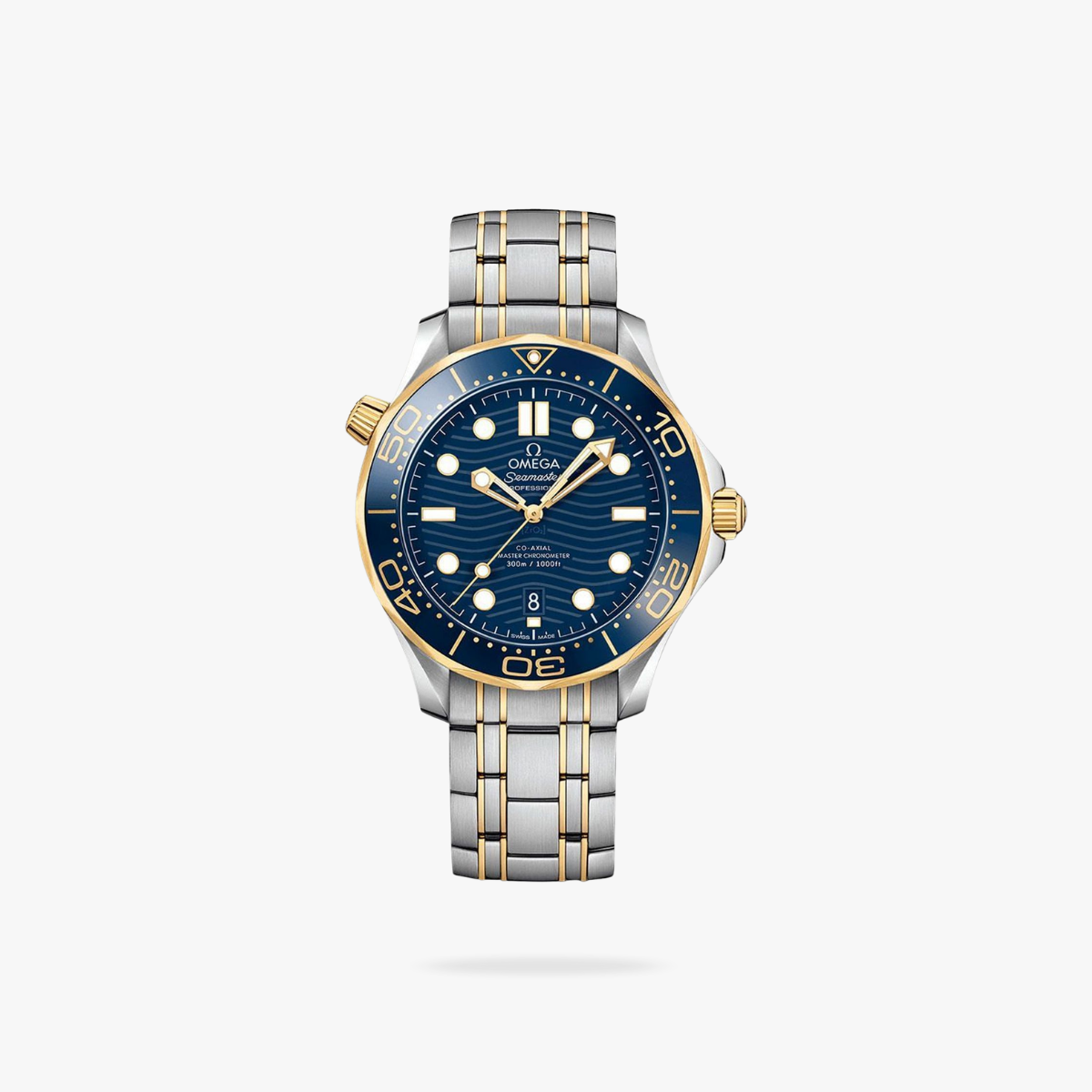 CEL-W-OM-013.png Omega Seamaster Diver 300M 42mm Steel On Steel Blue Dial - Image 1