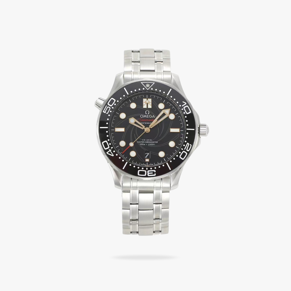 CEL-W-OM-015.png Omega Seamaster Diver 300M 42mm Steel On Steel Black Dial - Image 1