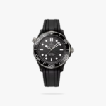 Omega Seamaster Diver 300M 44mm Black Ceramic On Rubber Strap Black Dial