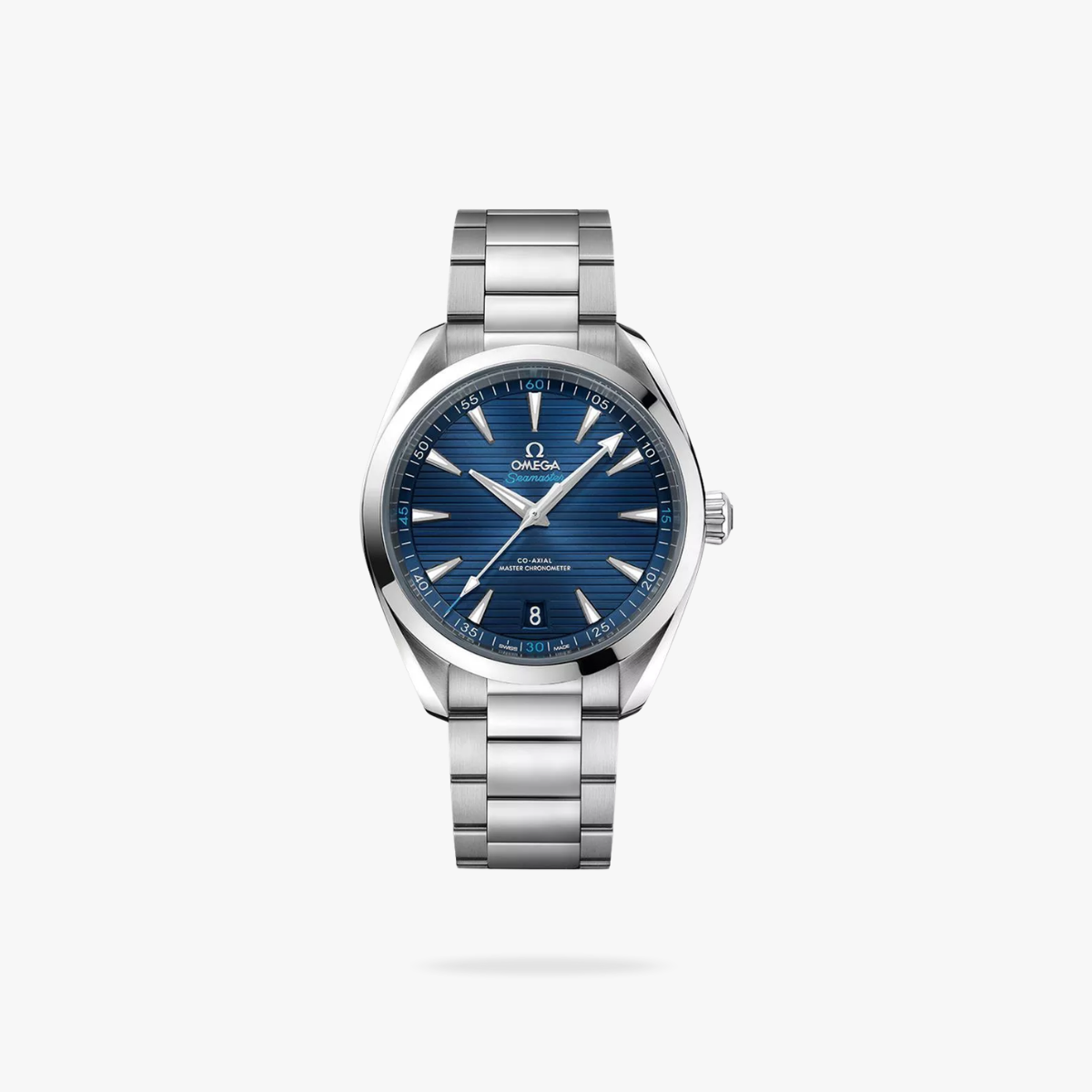 CEL-W-OM-023.png Omega Seamaster Aqua Terra 150M 41mm Steel On Steel Blue Dial - Image 1