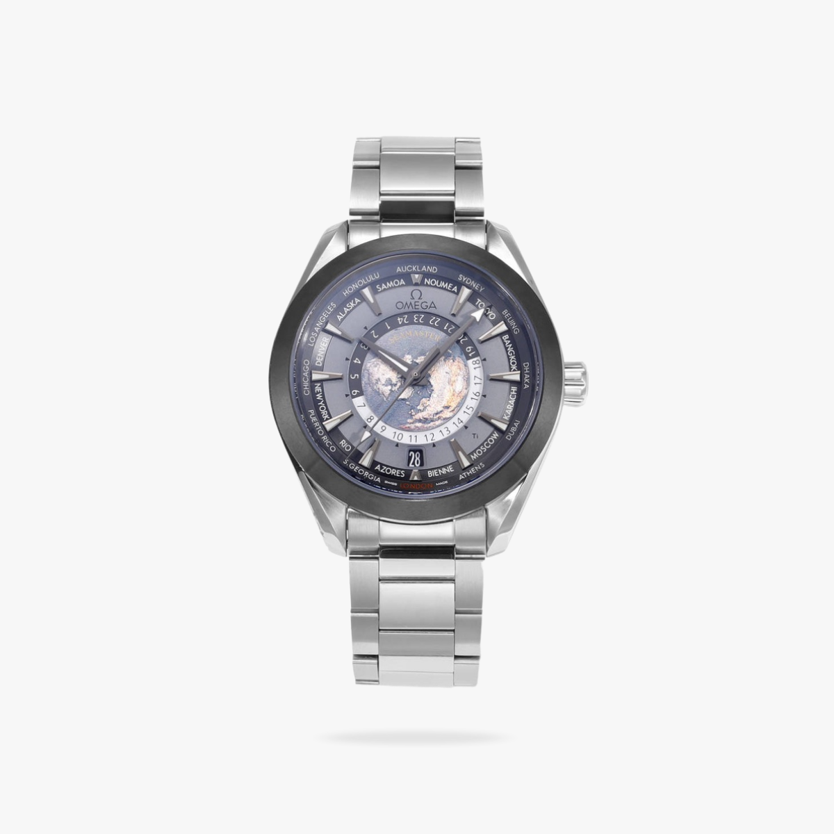 CEL-W-OM-030.png Omega Seamaster Aqua Terra Worldtimer 150M 43mm Steel On Steel Blue Dial - Image 1