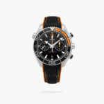 Omega Seamaster Planet Ocean 600M Chronograph 46mm Steel On Rubber Strap Black Dial