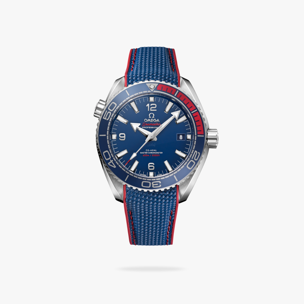 CEL-W-OM-056-1.png Omega Seamaster Planet Ocean 600M Limited 44mm Steel On NATO Strap Blue Dial - Image 1