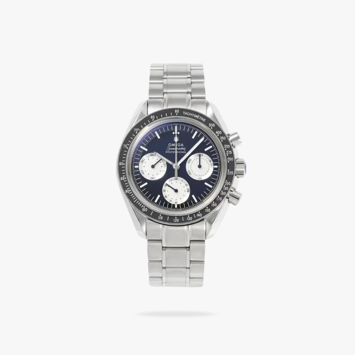 CEL-W-OM-067.png Omega Speedmaster Reduced 39mm Steel On Steel Blue Dial - Image 1