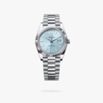 Rolex Daydate 40 mm President Fluted Bezel Ice blue Dial 228236