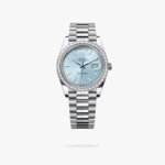 Rolex Daydate 40 mm President Trapeze Bezel Ice blue Dial 228396TBR