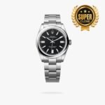 [Super Clone] Rolex Oyster Perpetual 41 mm Oyster Trapeze Bezel Black Dial 134300