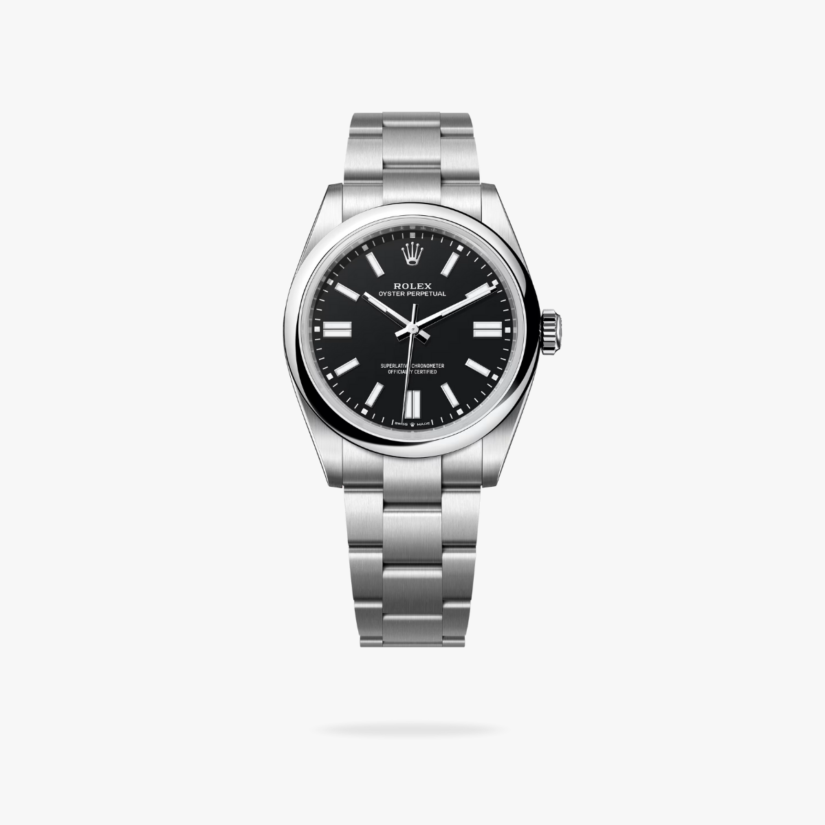 CEL-W-RL-017.png Rolex Oyster Perpetual 41 mm Oyster Trapeze Bezel Black Dial 134300 - Image 1
