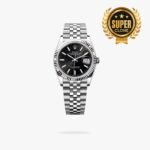 [Super Clone] Rolex Datejust 36 mm Jubilee Fluted Bezel Bright black Dial 126234