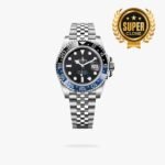 [Super Clone] Rolex GMT Master II 40 mm Jubilee Blue and black Bezel Black Dial 126710BLNR