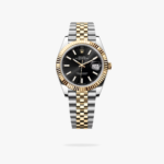 Rolex Datejust 41 mm Jubilee Fluted Bezel Bright black Dial 126333
