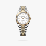 Rolex Datejust 41 mm Jubilee Fluted Bezel White Dial 126333