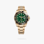 Rolex GMT Master II 40 mm Oyster Black Bezel Green mint Dial