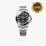 [Super Clone] Rolex Submariner 41 mm Oyster Black ceramic Bezel Bright black Dial 124060