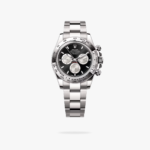Rolex Cosmograph Daytona 40 mm Oystersteel Steel Bezel Bright black and steel Dial 126509