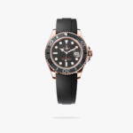 Rolex Yacht Master 40 mm Oysterflex Black ceramic Bezel Intense black Dial 126655