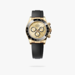 Rolex Cosmograph Daytona 40 mm Oysterflex Black Bezel Golden black counter rings Dial 126518LN